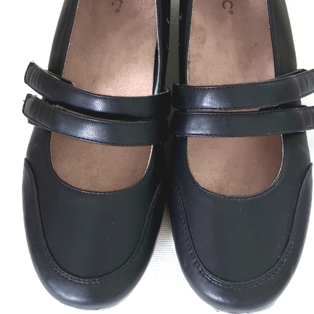 VIONIC Cala Women's Mary Jane Slip-On Shoe Black Size 11W